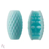 Masturbador Masculino Egg Vazado Eros Azul Pretty Love - imagem 2