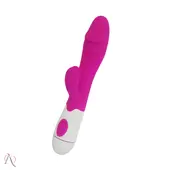 Vibrador Penetrável Ponto G e Clitóris Utiliza 2 Pilhas AAA 30 Modos de Vibração Snappy - Pretty Love - imagem 2