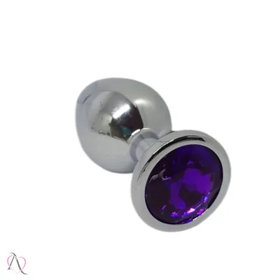 Plug Anal P cor Roxo Tamanho Pequeno 7x2,8cm