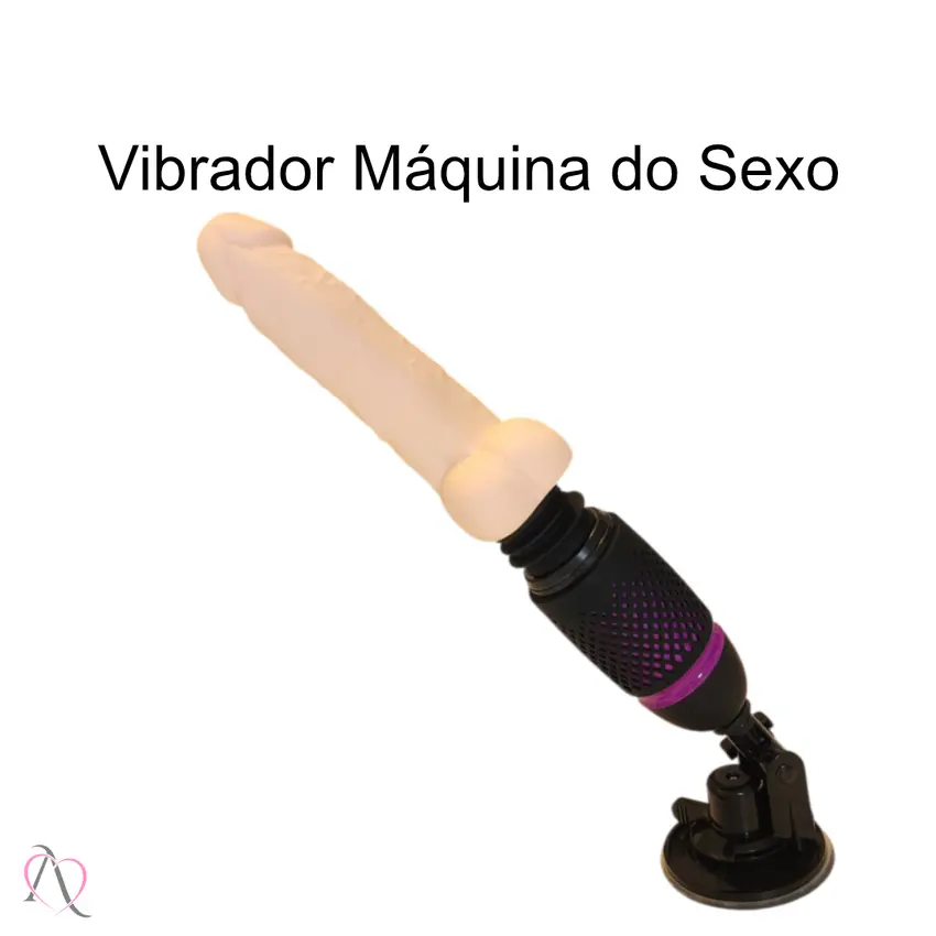 Vibrador Máquina do Sexo Black Whirlwind Pênis com 16x3,8cm