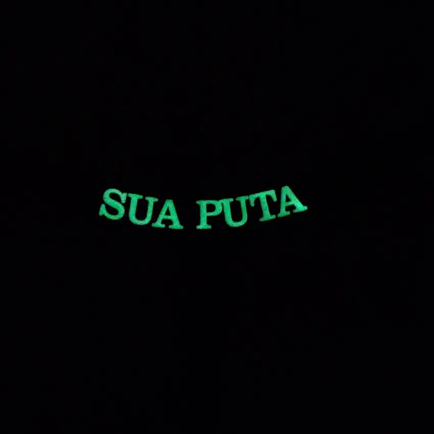 Calcinha que Brilha no Escuro Sua Puta Cor Preto