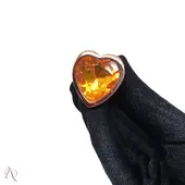 Plug Anal P Rose Formato de Coração Laranja - imagem 5