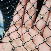 Blusinha de Tela com Strass Tamanho Único - imagem 4