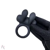 Anel Peniano com Vibrador e Pontas Estimuladoras 10 Modos de Vibração - imagem 1