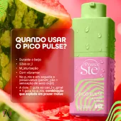 Excitante Pico Pulse Suga, Pulsa, Vibra e Esfria sabor Picolé de Melancia 16g - imagem 3