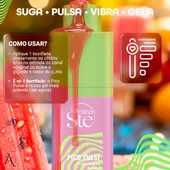 Excitante Pico Pulse Suga, Pulsa, Vibra e Esfria sabor Picolé de Melancia 16g - imagem 2
