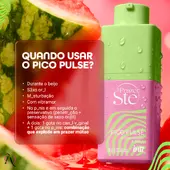 Excitante Pico Pulse Suga, Pulsa, Vibra e Esfria sabor Picolé de Melancia 16g - imagem 2