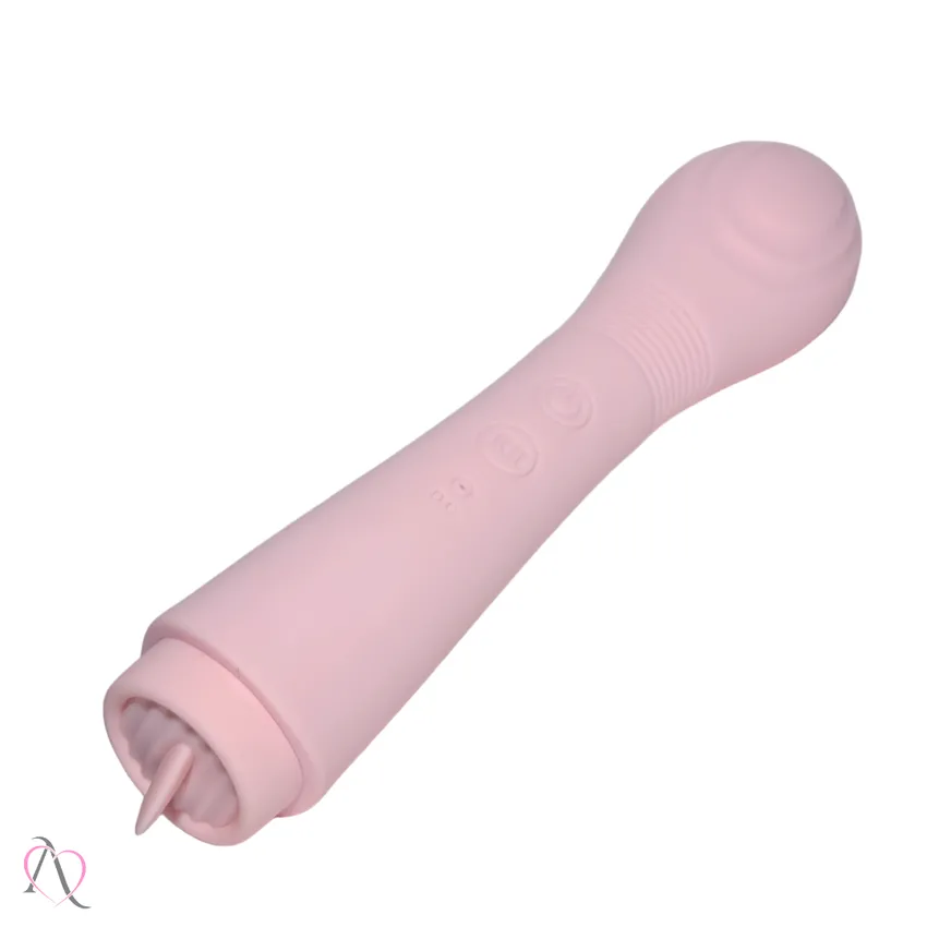 Vibrador Ponto G  Língua Estimuladora Clitóris Texturizado