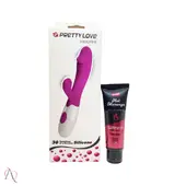 Kit Casal Iniciante 2 - 1 Vibrador Penetrável Snappy à pilha e 1 Lubrificante Beijável Sabor Morango que Esquenta 50g - imagem 2