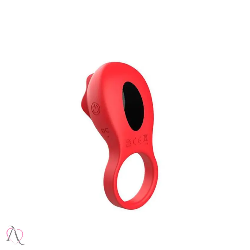 Anel Peniano com Estimulador em formato de Flor Controle por App 9 Modos de Vibração