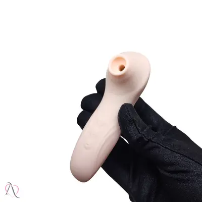 Vibrador Pulsador de Clitóris 10 Modos de Vibração Rosa Claro
