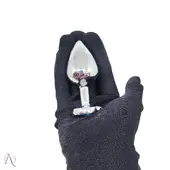 Plug Anal M Azul em Formato de Coração - imagem 5