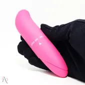 VIBRADOR PONTO G AVELUDADO PINK - imagem 1