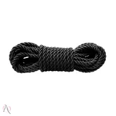 Corda Shibari 5 Metros - 65% Algodão / 35% Viscose cor Preto Dominatrixxx - imagem 3