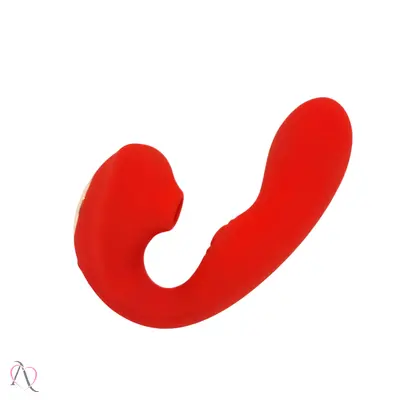 Vibrador Orgasmic Ponto G e Clitóris cor Vermelho 10 Modos de Vibração