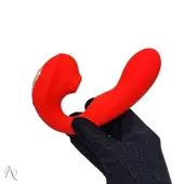 Vibrador Orgasmic Ponto G e Clitóris cor Vermelho 10 Modos de Vibração - imagem 5