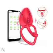 Vibrador de Calcinha Vestível Controle por App 9 Modos de Vibração - imagem 2