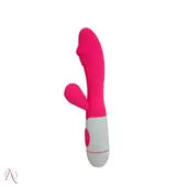 Vibrador Penetrável com Estimulador de Clitoris Cor Rosa Recarregável 19 Modos de Vibração Yaffa - imagem 2