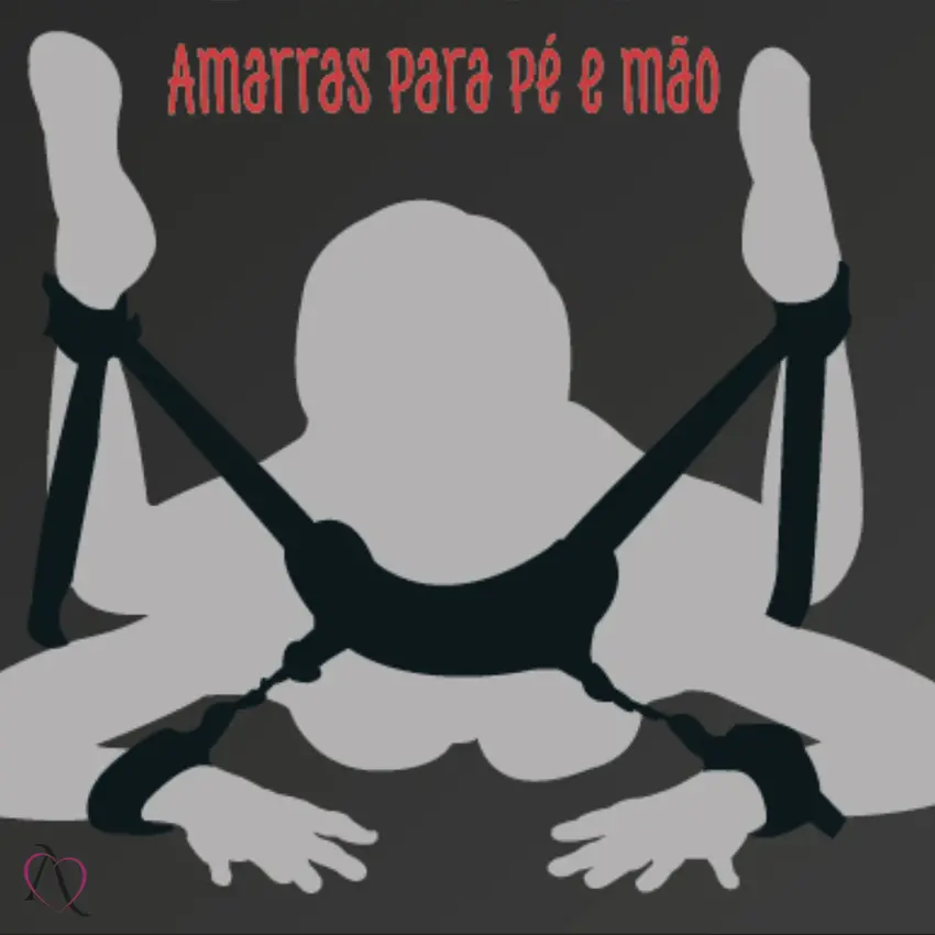 Acessório para Posições Amarras Pés e Mãos Yaffa