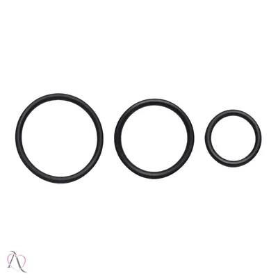 Anel Peniano Simples Kit com 3 Unidades