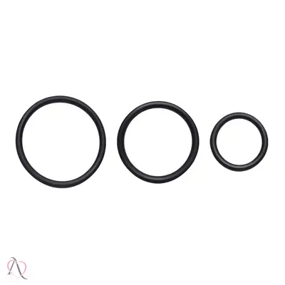 Anel Peniano Simples Kit com 3 Unidades