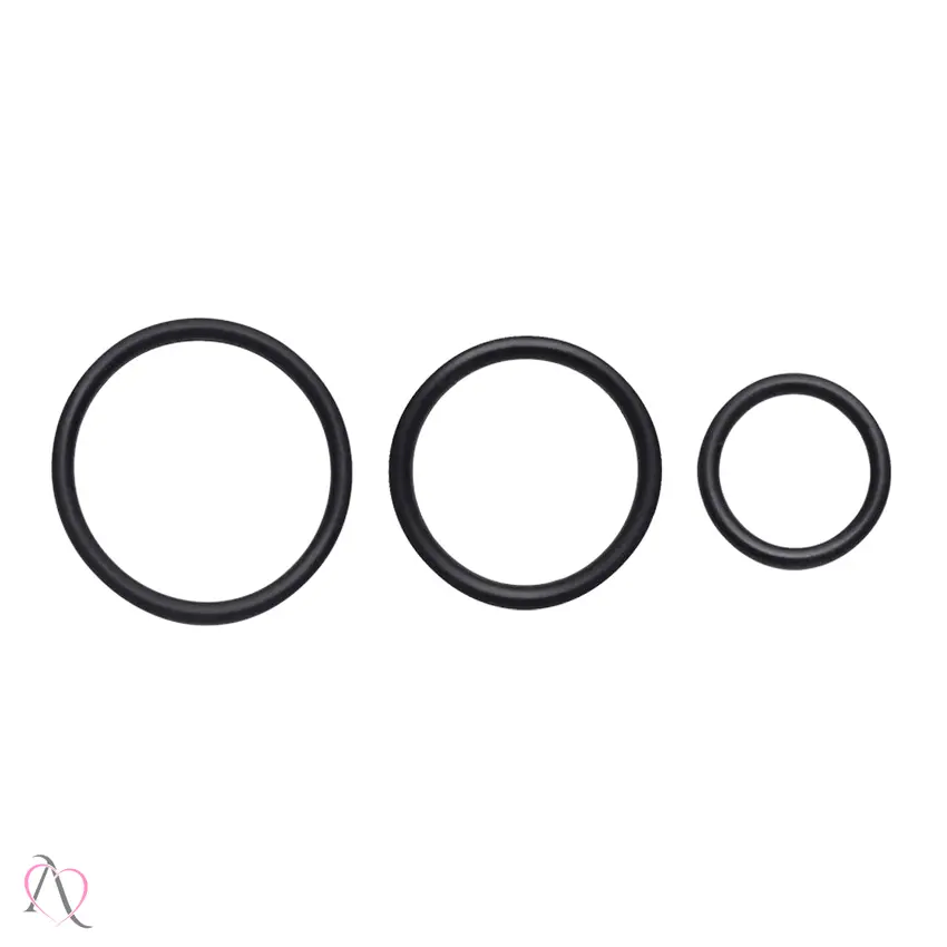 Anel Peniano Simples Kit com 3 Unidades