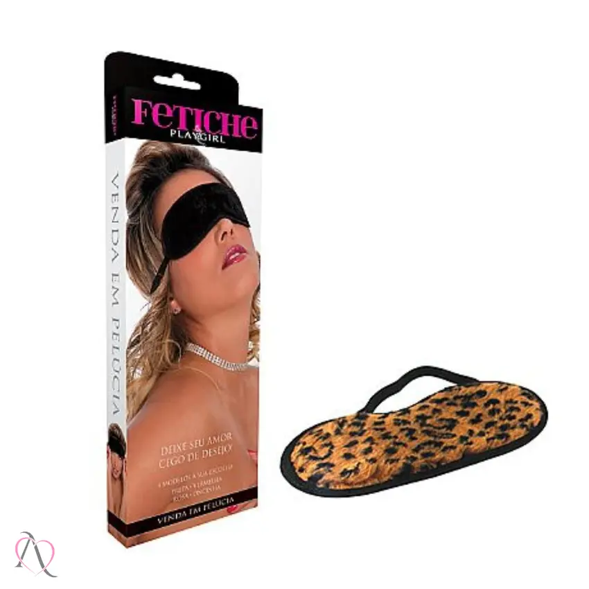 Venda Tapa Olho Pelúcia de Oncinha