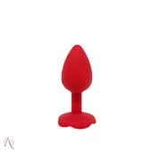 Plug Anal P em Silicone com Formato de Rosa 7,5x3,5cm - imagem 6