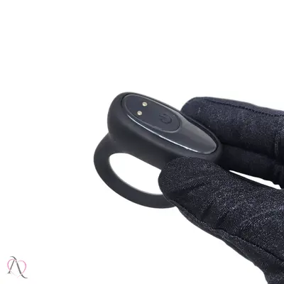 Anel Peniano Com Vibrador Recarregável 9 Modos de Vibração