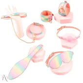 Kit BDSM Sado Erótico Holográfico com 6 Itens - imagem 1
