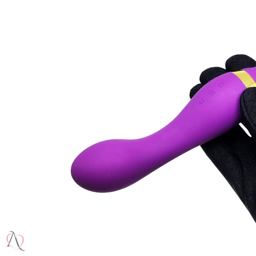 Varinha Mágica Dupla Estimulação Roxo 20 Modos de Vibração
