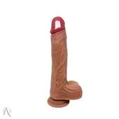 Vibrador de Pênis 22x4cm com Vai e Vem 9 Modos de Vibração Romero - imagem 3