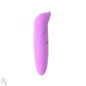 Vibrador Golfinho Aveludado 1 Modo de Vibração Cor Roxo - Sensual Love - imagem 1