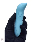 Vibrador Golfinho Aveludado 1 Modo de Vibração Cor Roxo - Sensual Love - imagem 5
