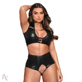 Fantasia Agente do Desejo Cor Preto Tamanho G - Yaffa - imagem 5