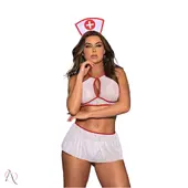 Fantasia Enfermeira Curadora Erótica Tamanho P - Y7905 - imagem 2