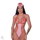 Fantasia Enfermeira Urgência Médica Tamanho Único - Pimenta Sexy - imagem 1