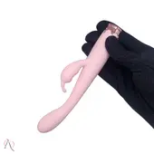 Vibrador com Estimulador de Clitoris cor Rosa Claro 10 Modos de Vibração - Vibrador Queen - imagem 6