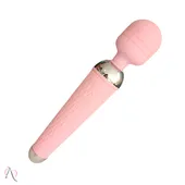 Vibrador Varinha Mágica para Clitóris cor Rosa Claro 10 Modos de Vibração - imagem 3