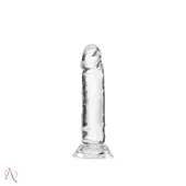 Prótese de Pênis 14,8x3cm Transparente com Ventosa - imagem 1