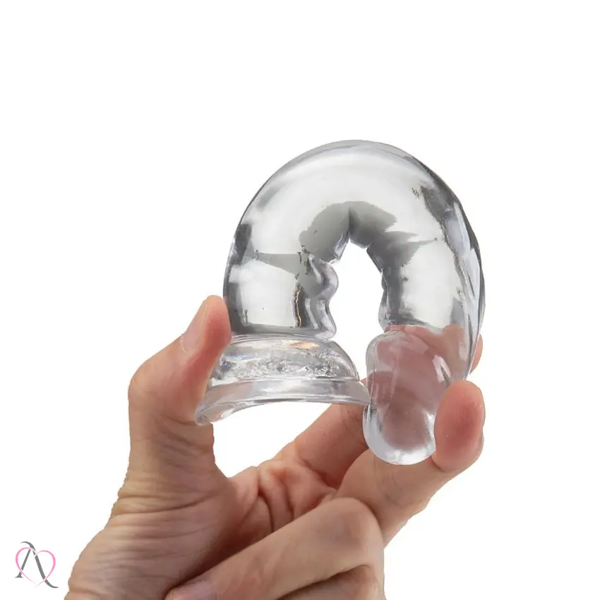 Prótese de Pênis 14,8x3cm Transparente com Ventosa