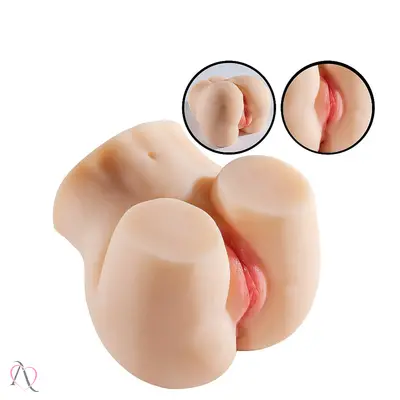 Masturbador em Formato de Bunda com Vagina e Ânus - Masturbador Suelen
