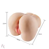 Masturbador em Formato de Bunda com Vagina e Ânus - Masturbador Suelen - imagem 2