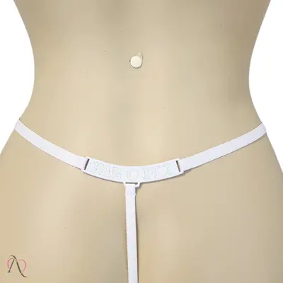 Calcinha com Frase que Brilha no Escuro FAZ O PIX Cor Branco - Tamanho Único