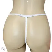 Calcinha com Frase que Brilha no Escuro ME CHUPA Cor Branco - Tamanho Único - imagem 3