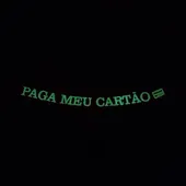 Calcinha com Frase que Brilha no Escuro PAGA MEU CARTÃO Cor Vermelho - Tamanho Único - imagem 5
