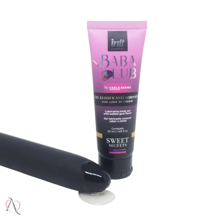 Lubrificante Beijável BabaLub Sabor Chiclete Intt 50ml