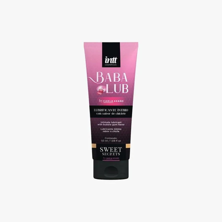 Lubrificante Beijável BabaLub Sabor Chiclete Intt 50ml