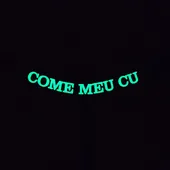 Calcinha com Frase que Brilha no Escuro COME MEU CU Cor Vermelho - Tamanho Único - imagem 5