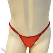 Calcinha com Frase que Brilha no Escuro COME MEU CU Cor Vermelho - Tamanho Único - imagem 4